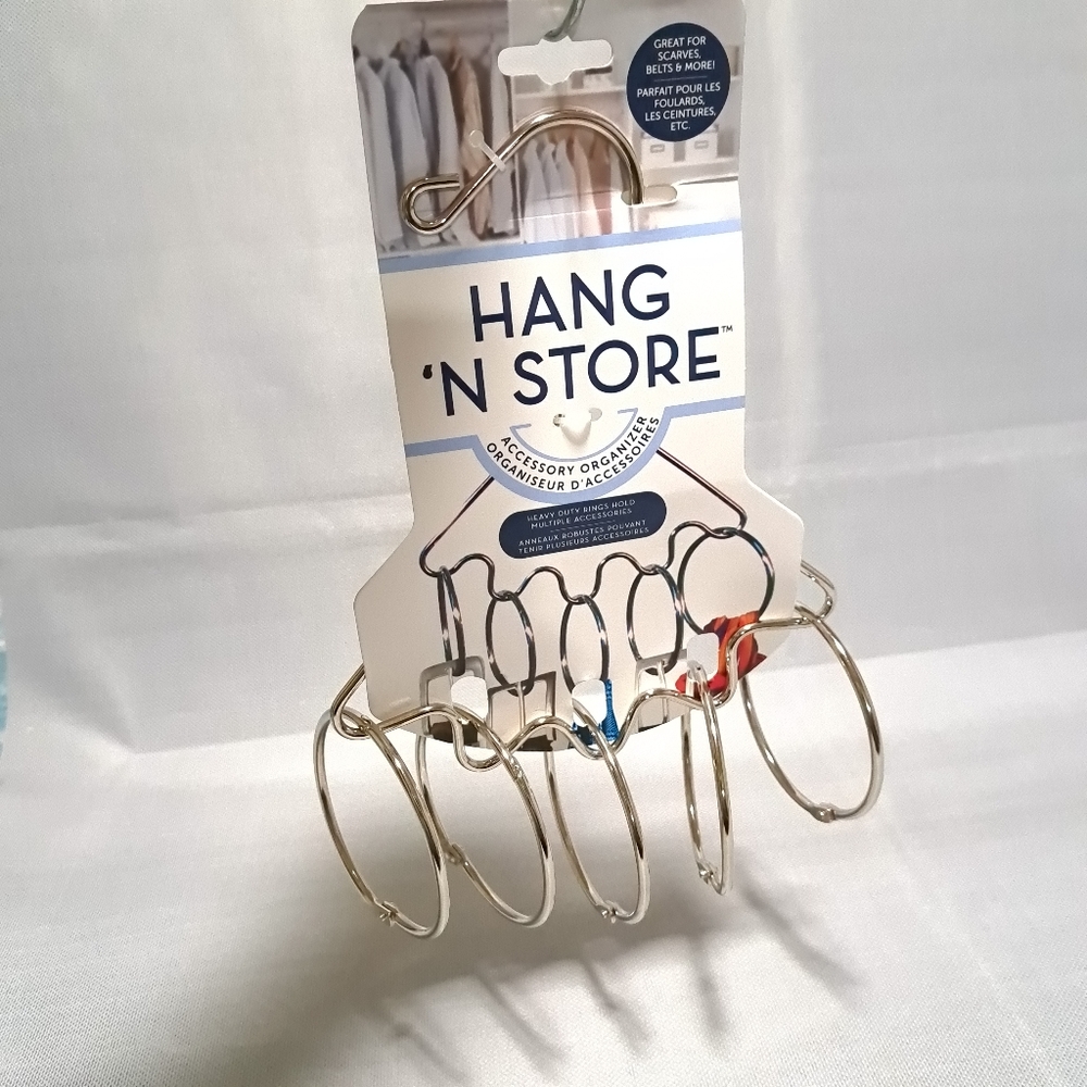 Accessory Organizer Hang Silver Open Ring  Purchase Scarves Belts‎ Ties J…